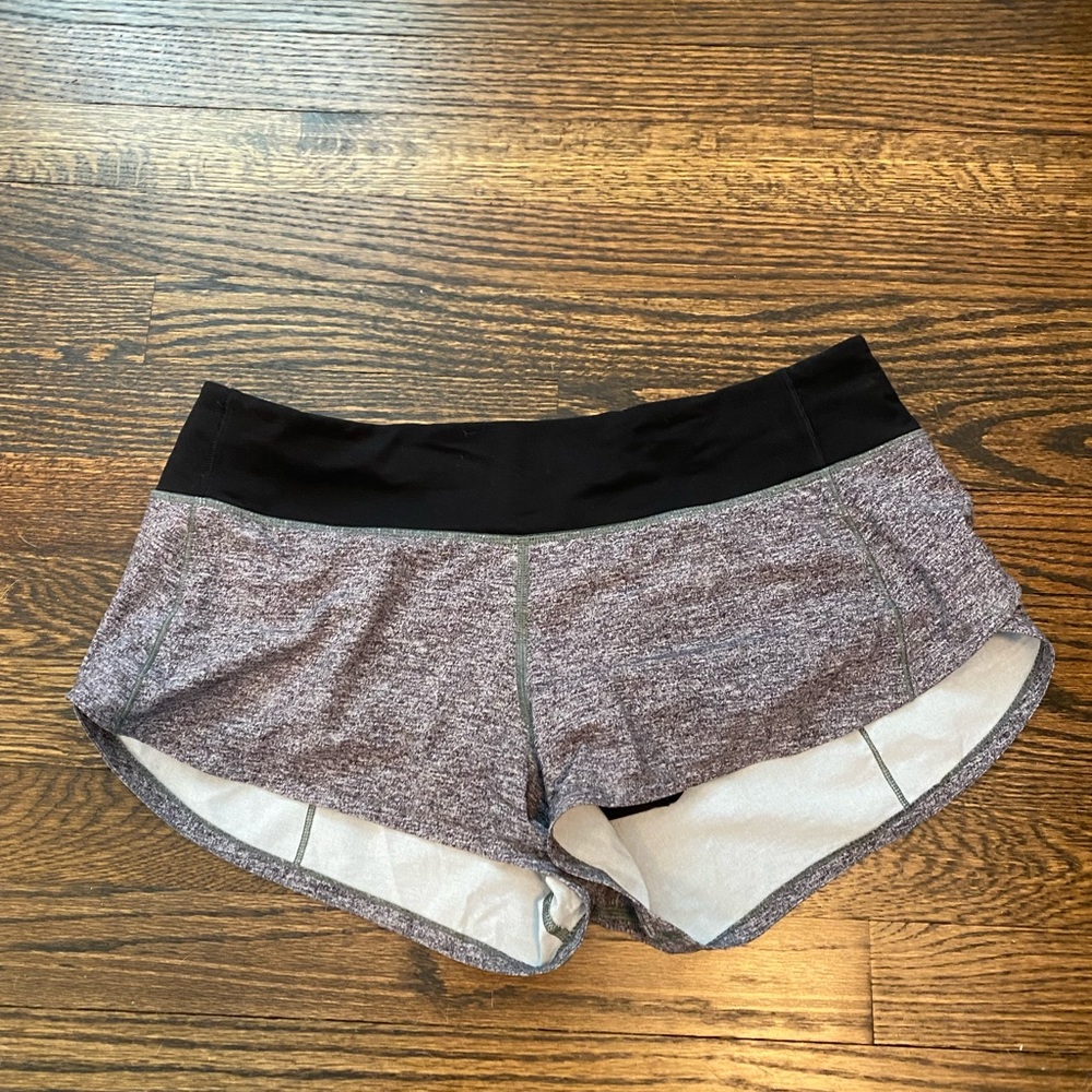 Lululemon Gray Speed Up Shorts
